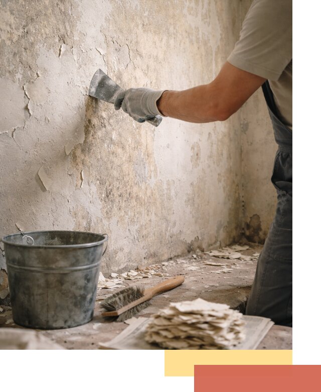 Удаление старой краски со стен в Армавире качественно и быстро