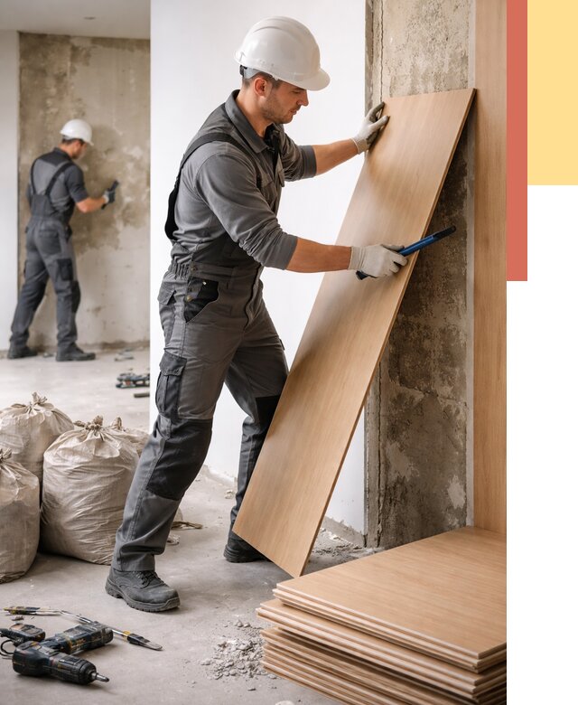 Демонтаж стеновых панелей в Армавире от 3546 руб. за м² быстро и недорого | ОТДЕЛОЧНИК-Рмв