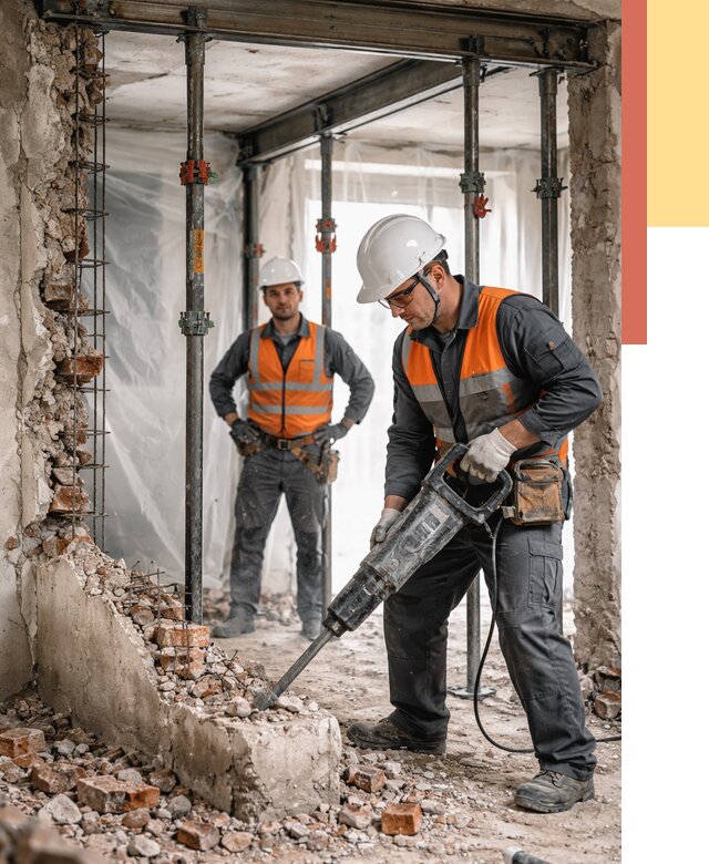 Снос несущих стен в Армавире от 10384 руб. — демонтаж несущей стены под ключ | ОТДЕЛОЧНИК-Рмв