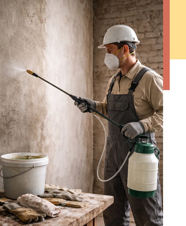 Антисептическая обработка стен в Армавире от 1216 руб. — быстро и недорого | ОТДЕЛОЧНИК-Рмв