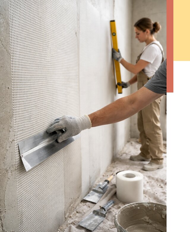 Армирование стен стеклосеткой в Армавире от 3242 руб. под ключ | ОТДЕЛОЧНИК-Рмв