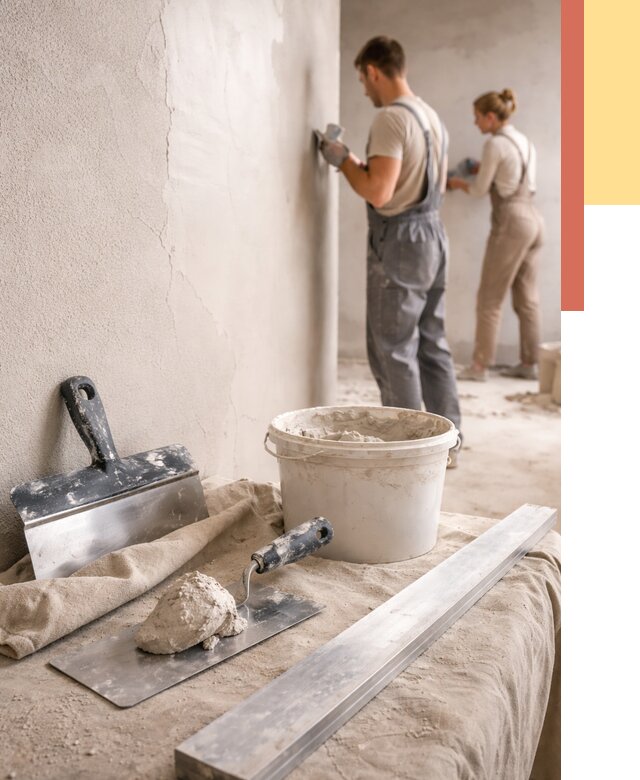 Штукатурка стен гипсовая в Армавире от 4559 руб/м2 — быстро и недорого | ОТДЕЛОЧНИК-Рмв