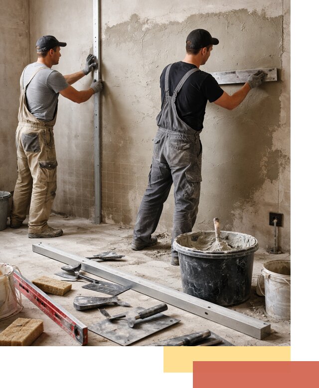 Профессиональная штукатурка стен под плитку в Армавире