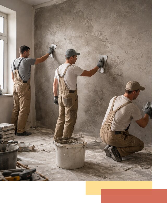 Декоративная штукатурка под бетон в Армавире для стен и потолков