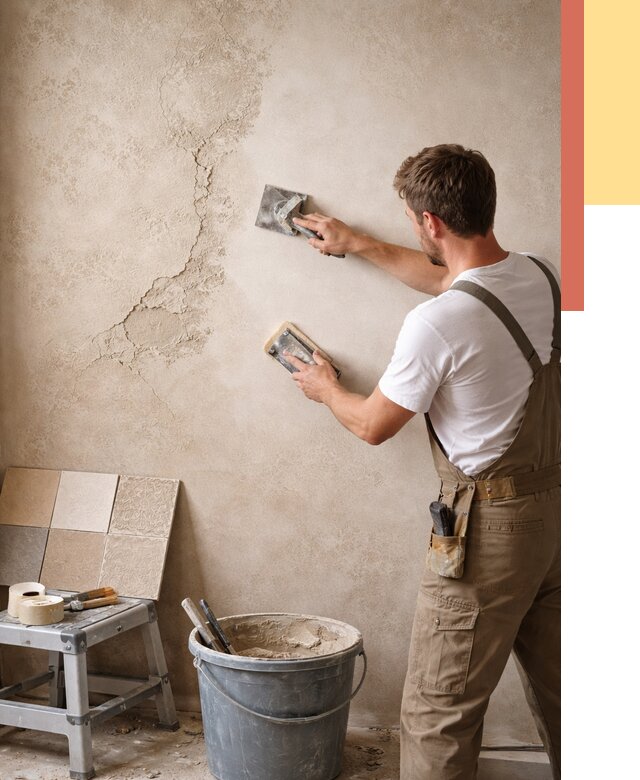 Ремонт декоративной штукатурки в Армавире от 4559 руб. под ключ | ОТДЕЛОЧНИК-Рмв