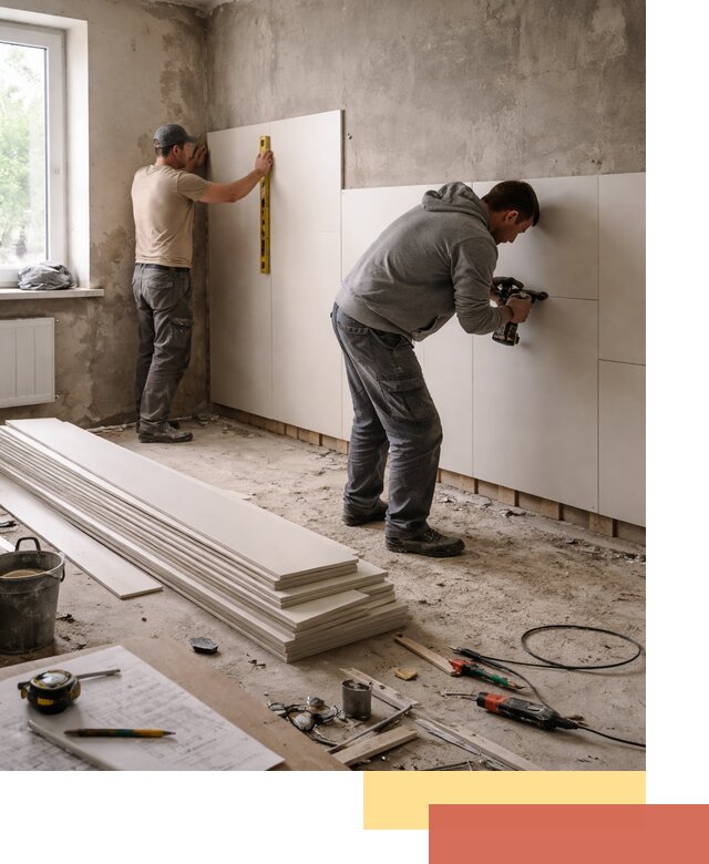 Монтаж ПВХ панелей на стены в Армавире качественно и быстро