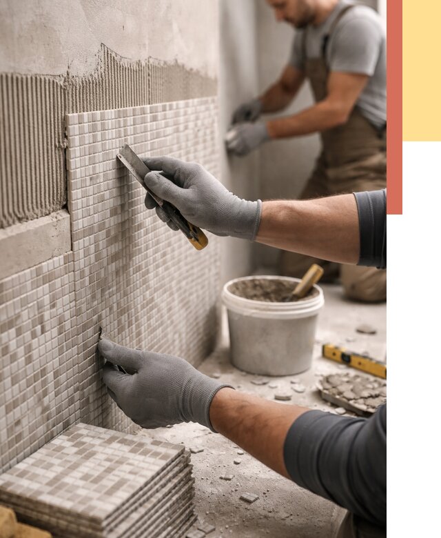 Облицовка стен мозаикой в Армавире от 3242 руб/м2 — укладка мозаики на стены | ОТДЕЛОЧНИК-Рмв