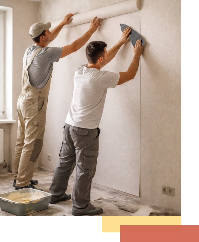 Поклейка виниловых обоев в Армавире профессионально и качественно