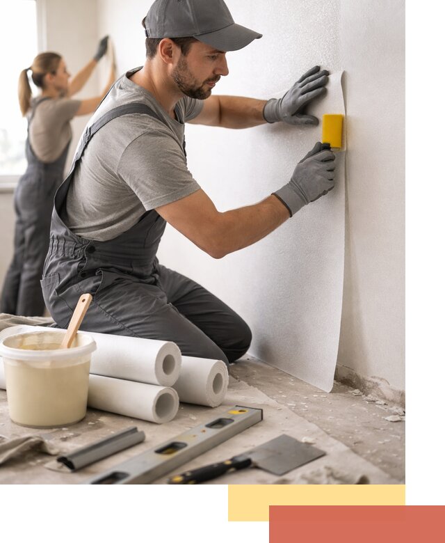 Поклейка стеклообоев профессионально в Армавире