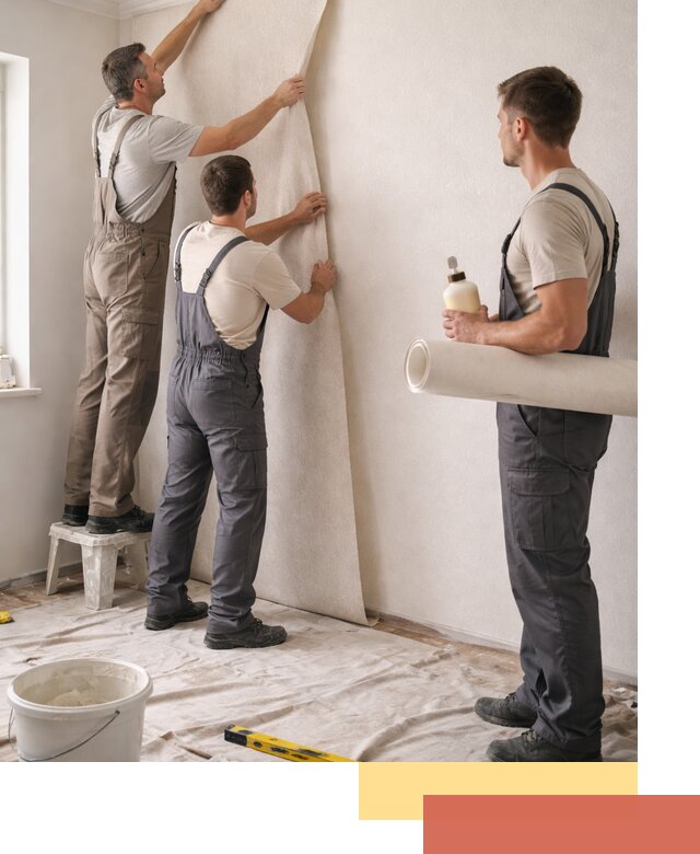 Оклейка стен обоями в Армавире — качественно и профессионально