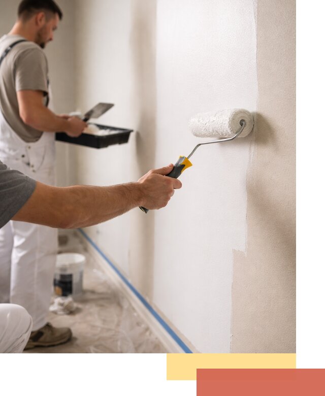 Покраска стен акриловой краской профессионально в Армавире