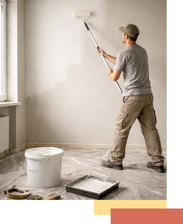 Покраска стен латексной краской в Армавире качественно и быстро