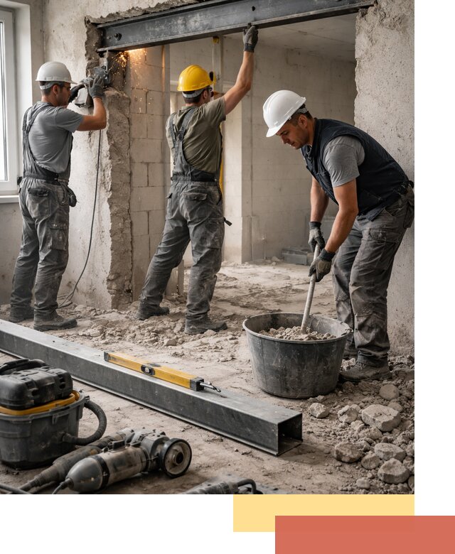 Создание проемов в стенах и несущих конструкциях в Армавире