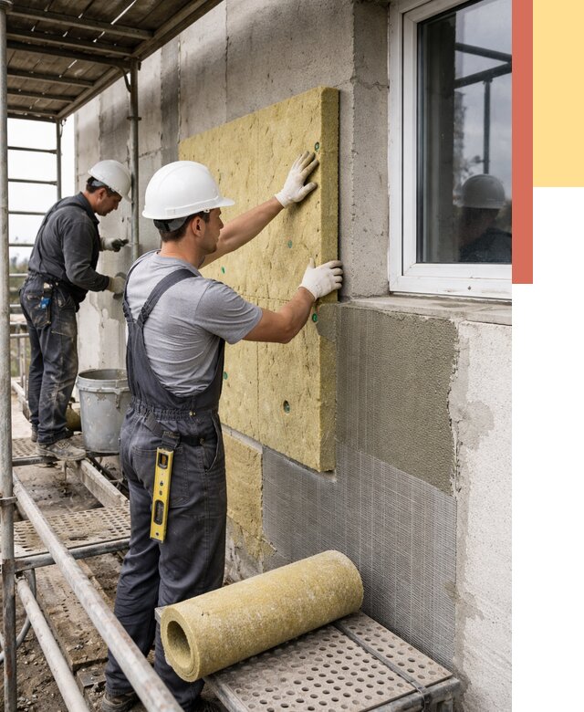 Утепление стен в Армавире от 4356 руб. под ключ — быстро и недорого | ОТДЕЛОЧНИК-Рмв