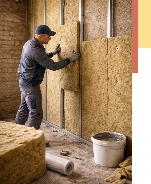 Утепление стен минватой в Армавире от 1368 руб./м2 — недорого и быстро | ОТДЕЛОЧНИК-Рмв