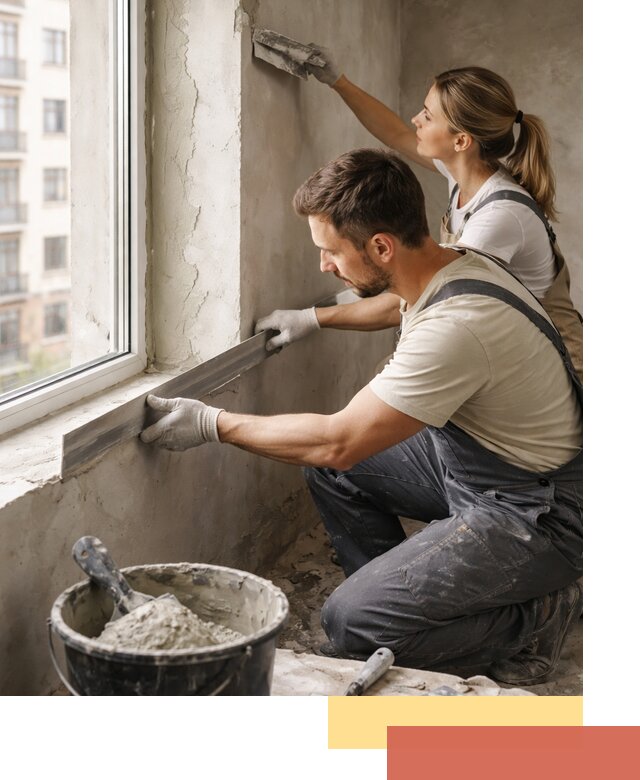 Штукатурка откосов дверей и окон профессионально в Армавире