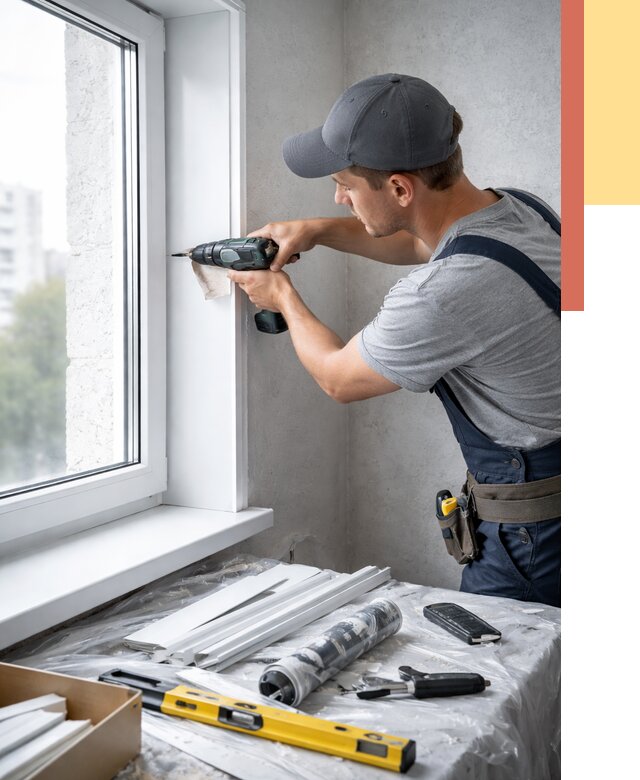 Установка пластиковых откосов в Армавире от 2279 руб. | ОТДЕЛОЧНИК-Рмв монтаж, быстро и недорого