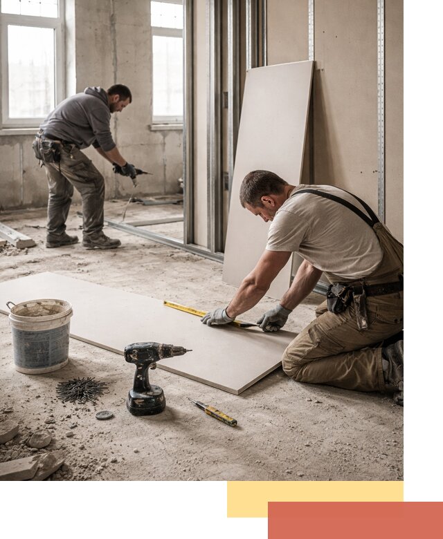 Кладка перегородок из ПГП под ключ в Армавире