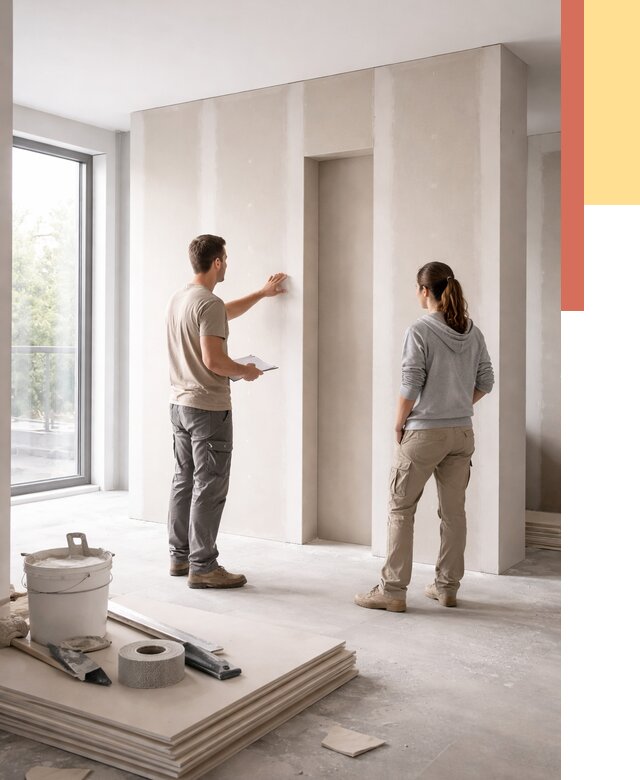 Зонирующая перегородка из гипсокартона в Армавире от 2837 руб. под ключ | ОТДЕЛОЧНИК-Рмв