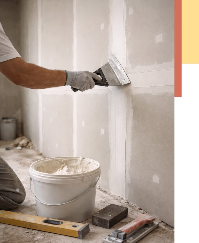 Шпаклевка перегородок из гипсокартона в Армавире от 2533 руб. — услуги ОТДЕЛОЧНИК-Рмв