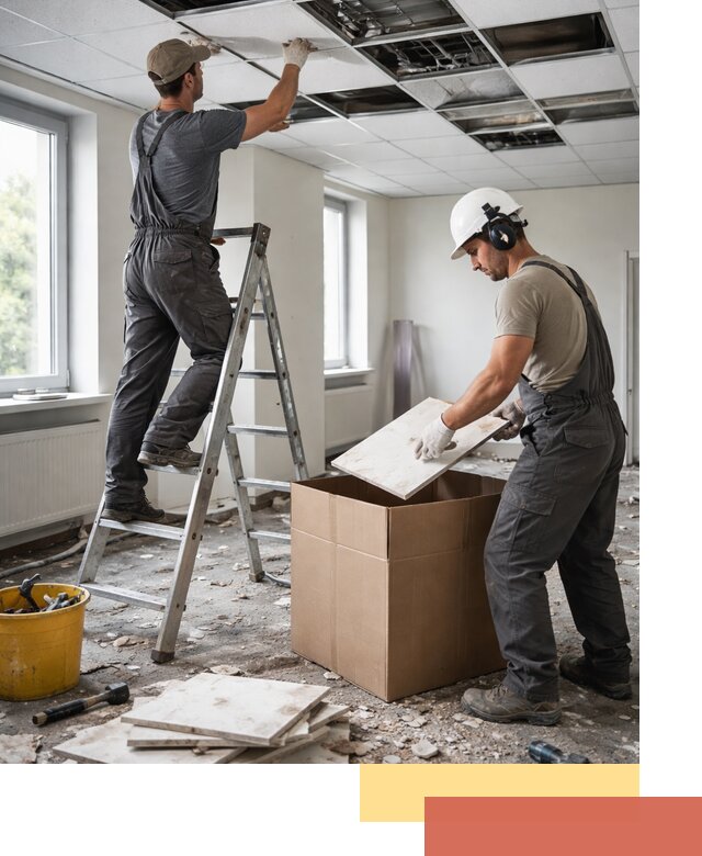 Демонтаж потолочной плитки в Армавире быстро и аккуратно