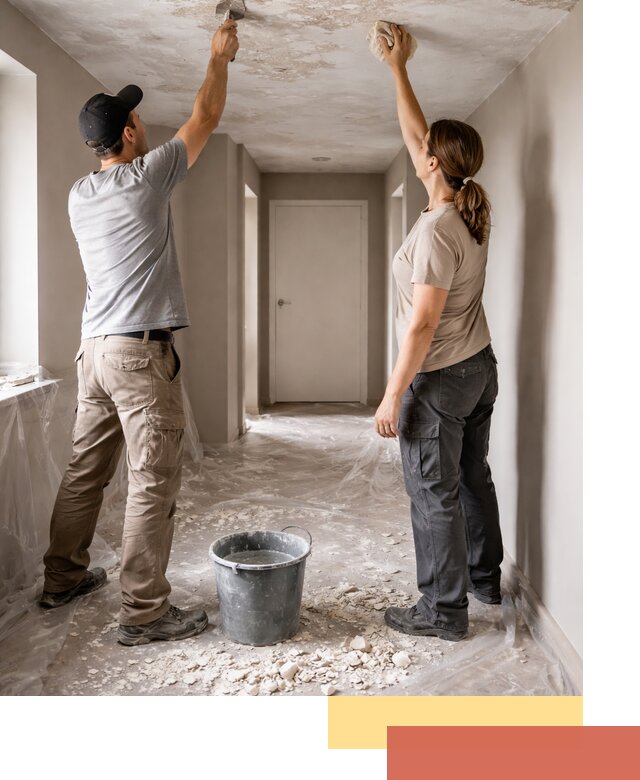 Удаление побелки с потолка в Армавире — быстро и аккуратно