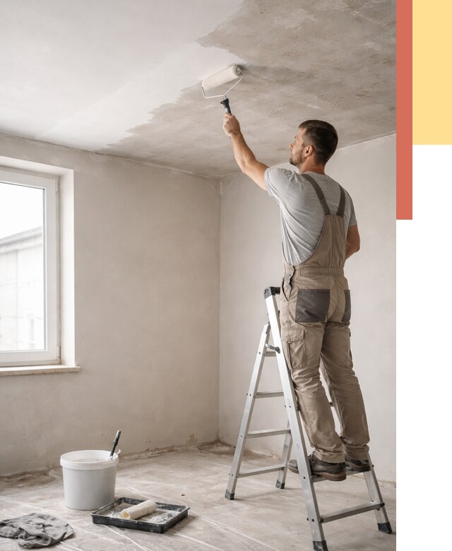 Грунтовка потолка в Армавире от 2533 руб. — быстро и недорого | ОТДЕЛОЧНИК-Рмв