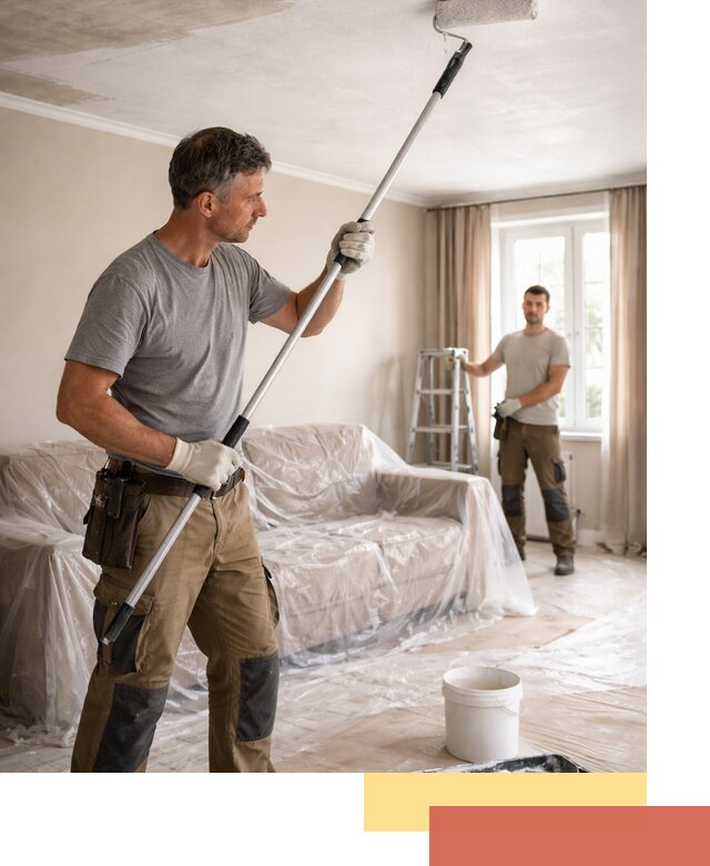 Грунтовка потолка в Армавире — подготовка под покраску и отделку