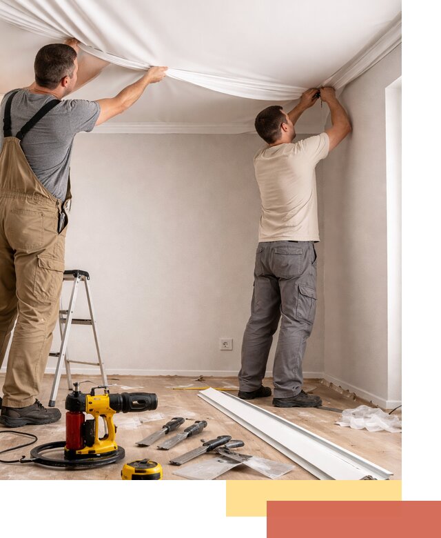 Монтаж ПВХ натяжного потолка в Армавире качественно и быстро