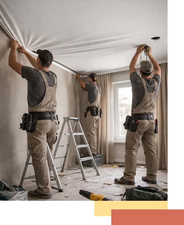 Монтаж матового натяжного потолка в Армавире качественно и быстро