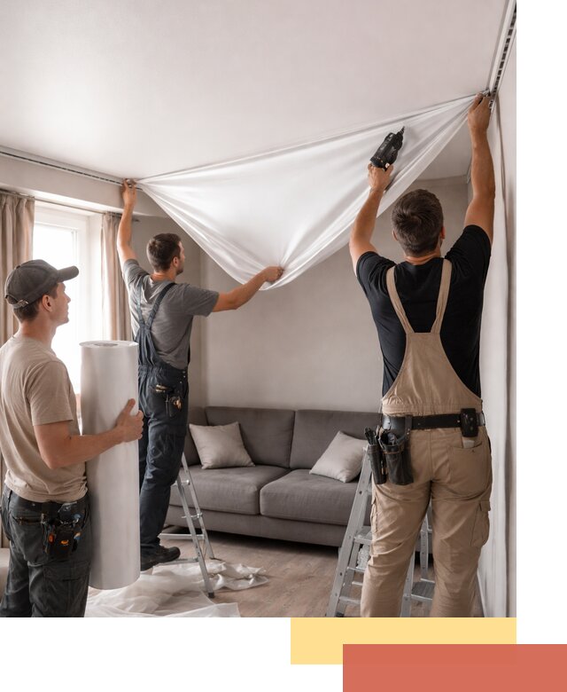 Монтаж сатинового натяжного потолка в Армавире качественно и быстро