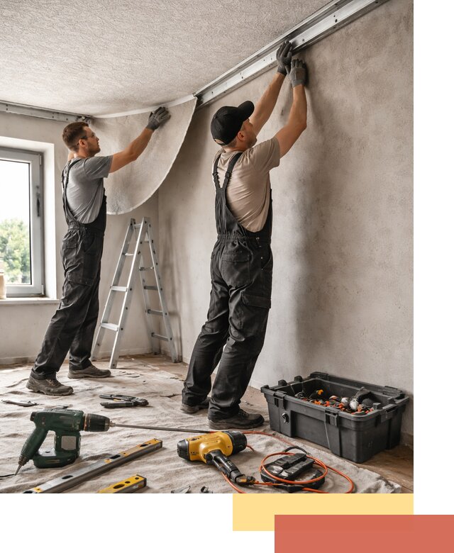 Монтаж фактурного натяжного потолка в Армавире качественно и быстро