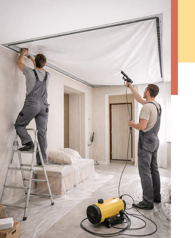 Монтаж натяжного потолка в прихожей в Армавире от 2685 руб. под ключ | ОТДЕЛОЧНИК-Рмв