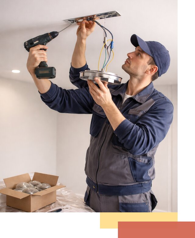 Установка люстры в натяжной потолок в Армавире