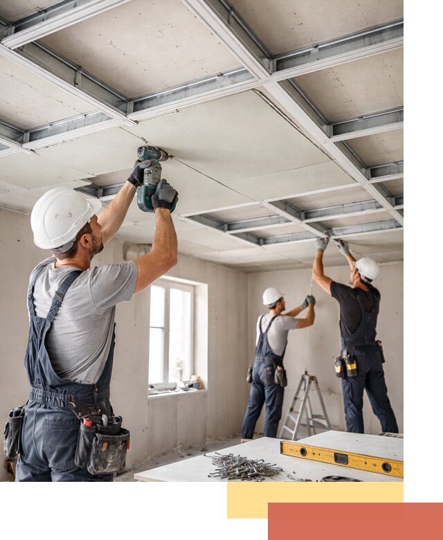 Кессонный потолок из гипсокартона под ключ в Армавире