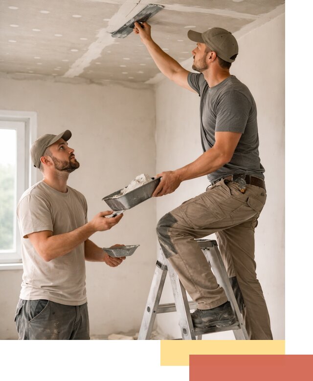 Шпаклевка потолка из гипсокартона в Армавире качественно и быстро