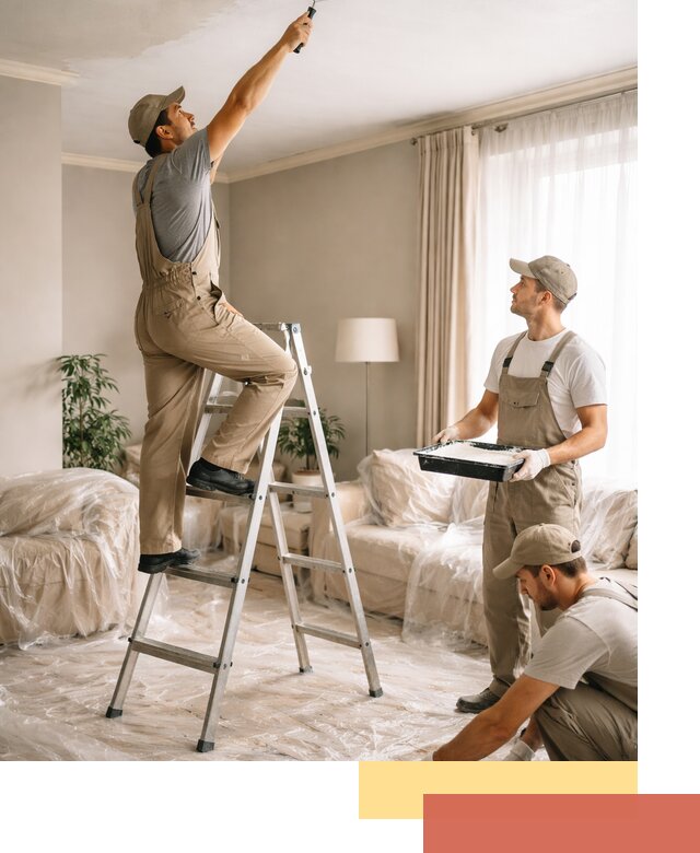 Покраска потолков акриловой краской в Армавире качественно и быстро