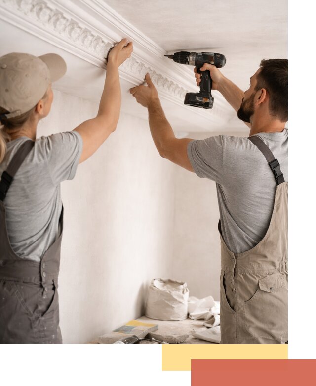 Профессиональный монтаж лепнины на потолок в Армавире