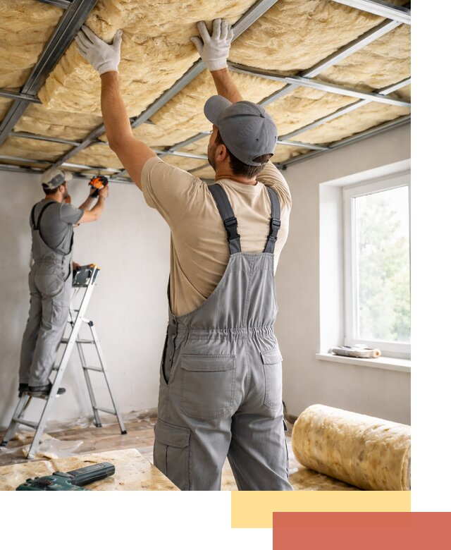 Утепление потолка под ключ в Армавире качественно и быстро