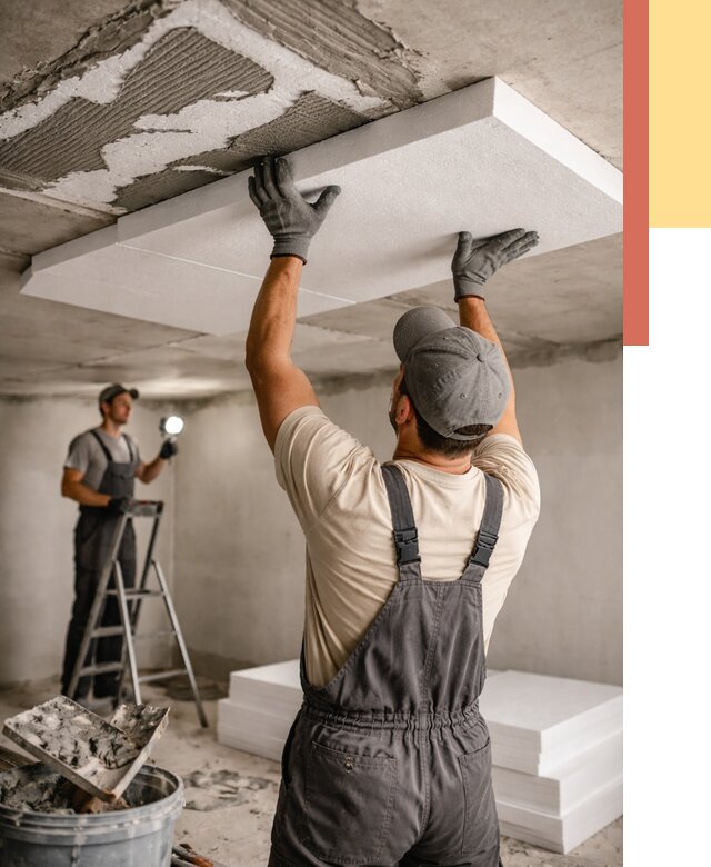 Утепление потолка пенопластом в Армавире от 4559 руб/м2 — недорого и быстро | ОТДЕЛОЧНИК-Рмв