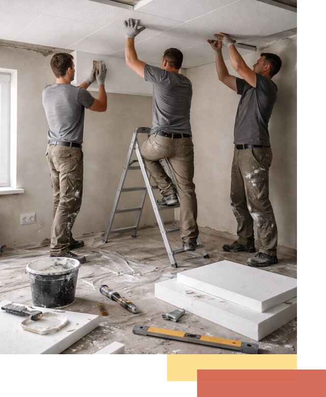 Утепление потолка пенопластом в Армавире быстро и качественно